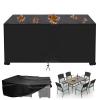 AJALGZ 420D Waterproof Patio Furniture Cover, 170 x 60 x 75 cm, Black view 1