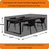 AJALGZ 420D Waterproof Patio Furniture Cover, 170 x 60 x 75 cm, Black view 3