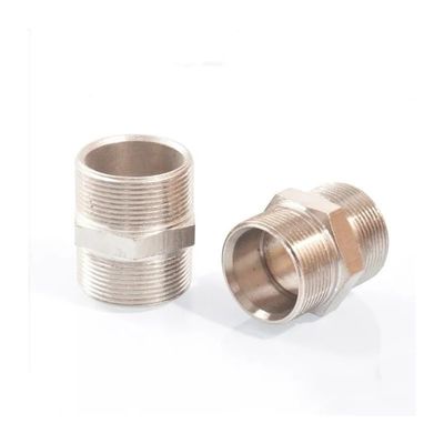 BYLSAGWHT M8 M10 M12 M14 M16 M18 M20 M22 M24 Metric Male-to-Male Thread Brass Pipe Fitting Equal Connector Coupler Adapter (M8x1)