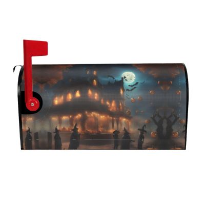 Halloween Carnival Party Oxford Mailbox Covers for Standard and Large Mailboxes