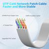 Mygatti Flat Cat6 Ethernet Cable, 1.5 m, 12-Pack, Multicolor view 3