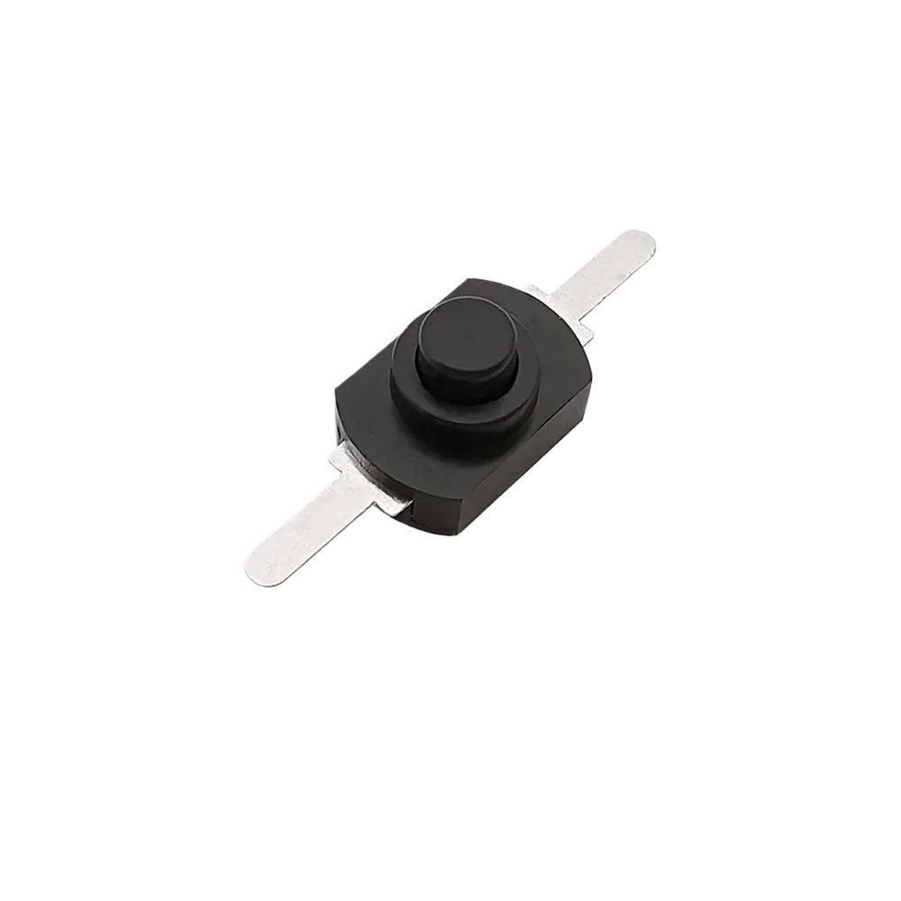 DC 30 V 1 A 1208YD Mini Push Switch, Self-Locking Latching On/Off Microswitch, Red, 20-Pack