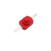DC 30 V 1 A 1208YD Mini Push Switch, Self-Locking Latching On/Off Microswitch, Red, 20-Pack view 2