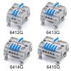 REIUAFWYGV Rail-Type Electrical Wire Connectors, Compact 2/3/4/5-Pin Splitter, Push-In Fast Terminal Block (3,1 PCS_6413G) view 2