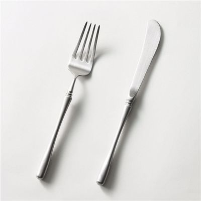 EYPKPL Stainless Steel Cutlery Set, 2/3-Piece, Silver