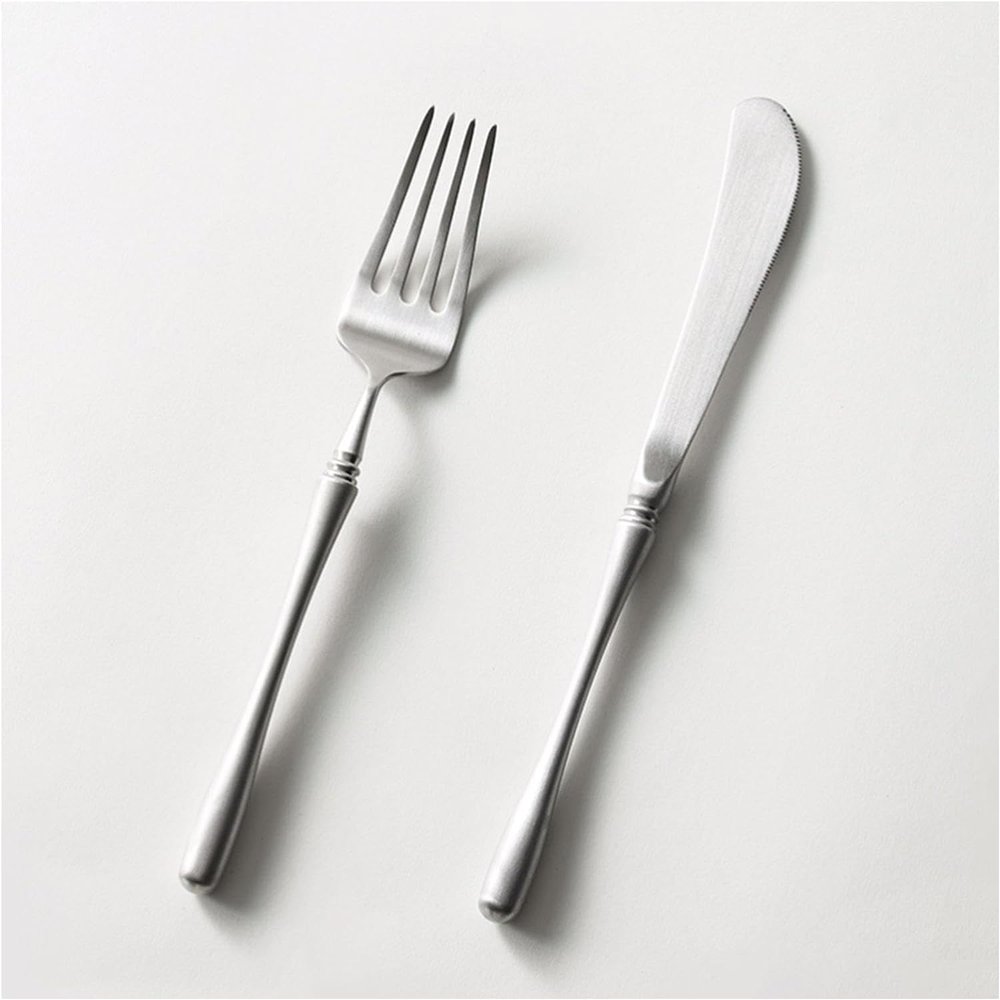 EYPKPL Stainless Steel Cutlery Set, 2/3-Piece, Silver