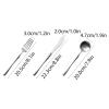 EYPKPL Stainless Steel Cutlery Set, 2/3-Piece, Silver view 3