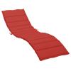 Red Cushion for Children's Bed, Oxford Fabric, 200 x 60 x 3 cm view 2