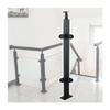 Stair Railing Glass Balustrade Post with Glass Clamp, Stainless Steel, Black Finish view 1