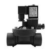 REIUAFWYGV 2" Normally Closed or Normally Open AC 220V 2-Way Solenoid Valve, Water Valve with Manual Switch and Flow Adjustment (NPT, DC 12V, ES, Normally Open) view 2