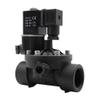REIUAFWYGV 2" Normally Closed or Normally Open AC 220V 2-Way Solenoid Valve, Water Valve with Manual Switch and Flow Adjustment (NPT, DC 12V, ES, Normally Open) view 3