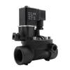 REIUAFWYGV 2" Normally Closed or Normally Open AC 220V 2-Way Solenoid Valve, Water Valve with Manual Switch and Flow Adjustment (NPT, DC 12V, ES, Normally Open) view 4