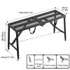 Portable Folding Workbench, Height-Adjustable, 120 cm view 2