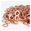 WUSHADEHANS Copper Washers, 30-Piece Solid Copper Sealing Washer Set, M4–M18 view 2