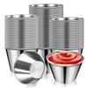 Lapyyne 50-Pack 2.5 oz Stainless Steel Sauce Cups view 1