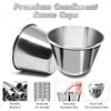 Lapyyne 50-Pack 2.5 oz Stainless Steel Sauce Cups view 3