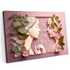 Printonia Canvas Wall Art, 120 x 80 cm, Abstract Woman view 1