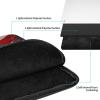 13-Inch Black Laptop Sleeve with American Flag and Eagle Print view 3