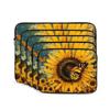 JKLQWC 10-Inch Laptop Sleeve with Butterfly and Sunflower Design, Black view 2