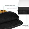 JKLQWC 10-Inch Laptop Sleeve with Butterfly and Sunflower Design, Black view 3