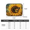 JKLQWC 10-Inch Laptop Sleeve with Butterfly and Sunflower Design, Black view 4