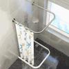 Stainless Steel Shower Curtain Rod for Bathtub, Corner Shower, Wall-Mounted, Rust-Resistant, Silver, 90 x 90 x 90 cm view 2