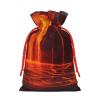 Kilauea Volcano Drawstring Gift Bags, Christmas Gift Bags and Santa Sacks with Kraft Tags view 2