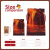 Kilauea Volcano Drawstring Gift Bags, Christmas Gift Bags and Santa Sacks with Kraft Tags view 4