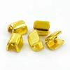50/100 Pcs #3/#5/#8 U-Shaped Non-Slip Metal Zipper Repair Stops, Gold #5 Top Stops, 50 Pcs view 1