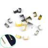 50/100 Pcs #3/#5/#8 U-Shaped Non-Slip Metal Zipper Repair Stops, Gold #5 Top Stops, 50 Pcs view 3