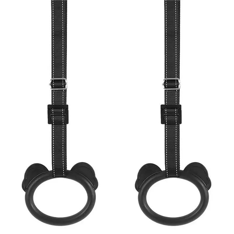 ERVDKXCOI Gymnastics Rings, Adjustable Non-Slip Training Rings for Kids