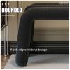 Corduroy Entryway Bench, Khaki, 100 cm view 4