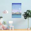 Fbaoda Melbourne Australia Travel Poster, Canvas Wall Art view 4