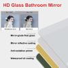 LDTTYRC Frameless Square LED Wall Mirror with Backlight view 3