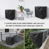 WHAMVOX Polyester Air Conditioner Cover for Outdoor Units and Garden Furniture view 4