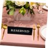 NULYLU 8-Piece Acrylic Reserved Table Signs for Weddings, Banquets, and Events view 4