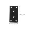 Black Stainless Steel Repair Plates, 10-Pack, Straight Connectors view 2