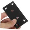 Black Stainless Steel Repair Plates, 10-Pack, Straight Connectors view 4