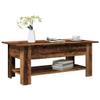 vidaXL Coffee Table Reclaimed Wood Look 102x55x42 cm Engineered Wood view 2