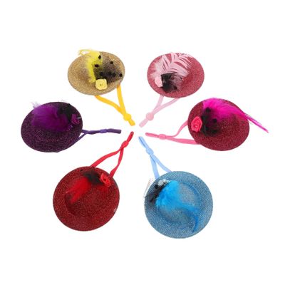 Milisten 6-Piece Chicken Hats for Small Animals, Adjustable Pet Hats for Chickens, Parrots, and Other Pets