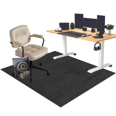 EYKWKB Gaming Office Chair Mat for Hard Floors, 70 x 100 cm