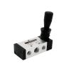 4H210-08 / 4H310-10 / 4H410-15 5/2-Way Manual Pneumatic Valve with Hand Lever (8 mm Fittings, 4H410-15) view 1