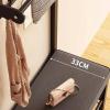 Industrial Hall Tree with Shoe Bench and Storage view 3