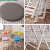 QSPNVFB Folding Padded Bar Stool, Lightweight Portable Camping Stool, Pink view 3