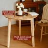 BAYTEWJX Wooden Dining Table and Chair Set, 1 Table and 3 Chairs view 4
