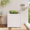 ShGaxin White Planter, 70 x 70 x 70 cm, Solid Pine view 3