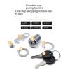 Mailbox Lock, Cabinet Hook Lock, Sliding Door Hook Lock, 1 pc (20 mm) view 3