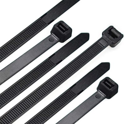 Large Cable Ties, 250-Pack, 4.7 mm x 500 mm, 27.2 kg Tensile Strength, Black