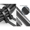 Large Cable Ties, 250-Pack, 4.7 mm x 500 mm, 27.2 kg Tensile Strength, Black view 4