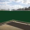 Outdoor Windbreak for Balcony, 1 x 6.5 m, Dark Green view 4